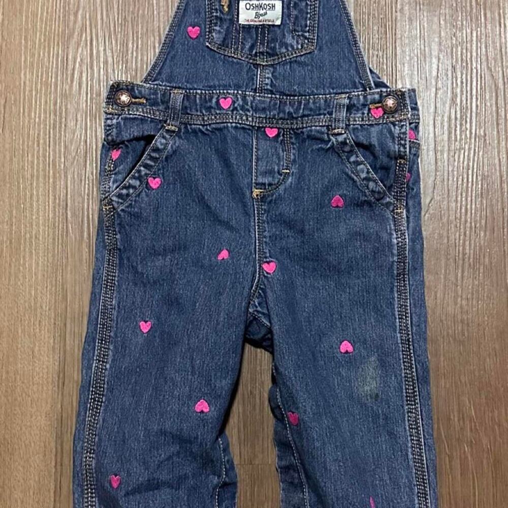 Oshkosh bgosh blue denim overalls